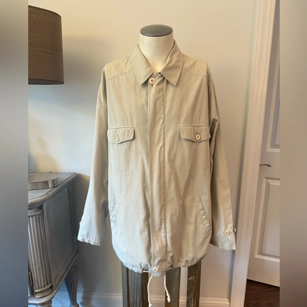 VTG GUCCI Cotton Windbreaker Jacket Size 54